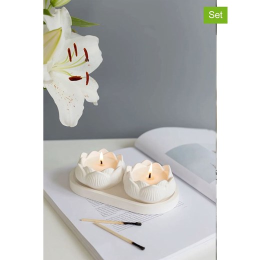 Lucky Bees Świece zapachowe (2 szt.) - 2x 50 g ze sklepu Limango Polska w kategorii Świece i dyfuzory - zdjęcie 187777109