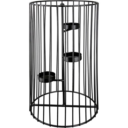 GILDE Świecznik &quot;Trixie&quot; w kolorze czarnym - wys. 30 cm ze sklepu Limango Polska w kategorii Świeczniki - zdjęcie 187777327