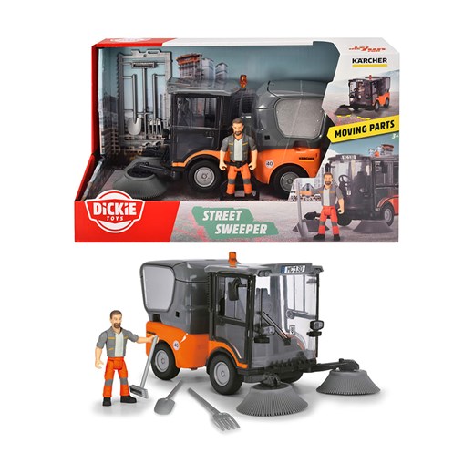 Dickie Samochód zabawkowy &quot;Street Sweeper&quot; w kolorze szaro-pomarańczowym - 3+ ze sklepu Limango Polska w kategorii Zabawki - zdjęcie 187777608