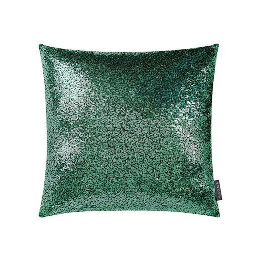 Magma Heimtex Poszewka &quot;Glitter&quot; w kolorze zielonym na poduszkę - 40 x 40 cm ze sklepu Limango Polska w kategorii Poduszki dekoracyjne - zdjęcie 187777657