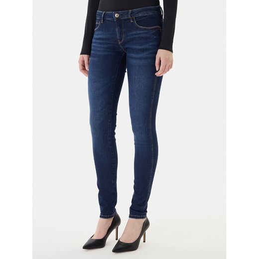 Guess Jeansy W2YAJ2 D4Q03 Niebieski Skinny Fit ze sklepu MODIVO w kategorii Jeansy damskie - zdjęcie 187778289