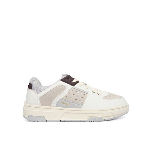 HUGO Sneakersy Yarrow 50558023 Biały ze sklepu MODIVO w kategorii Buty sportowe męskie - zdjęcie 187778305