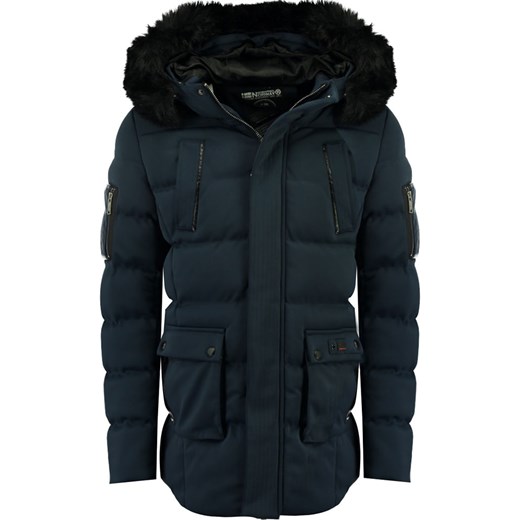 Geographical Norway Parka zimowa &quot;Bob&quot; w kolorze granatowym ze sklepu Limango Polska w kategorii Kurtki męskie - zdjęcie 187778896