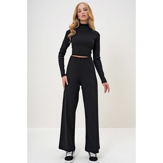 Trend Alaçatı Stili 2-częściowy zestaw w kolorze czarnym Trend Alaçatı Stili M okazyjna cena Limango Polska