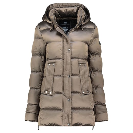 Geographical Norway Kurtka zimowa &quot;Dolidia&quot; w kolorze szarobrązowym ze sklepu Limango Polska w kategorii Kurtki damskie - zdjęcie 187779805