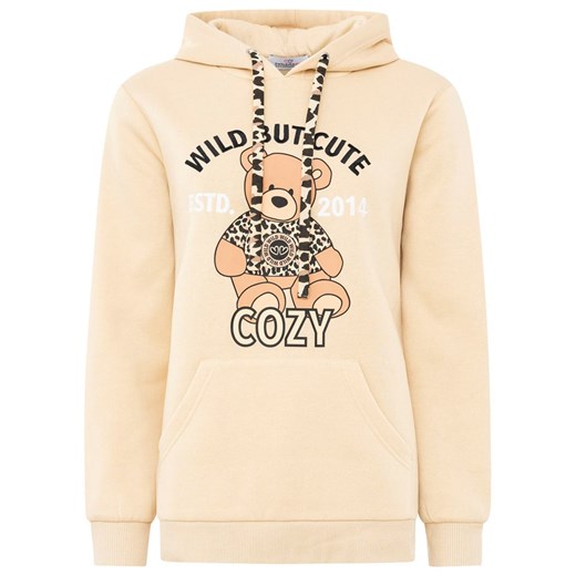 Zwillingsherz Bluza &quot;Wild But Cute&quot; w kolorze beżowym ze sklepu Limango Polska w kategorii Bluzy damskie - zdjęcie 187779877