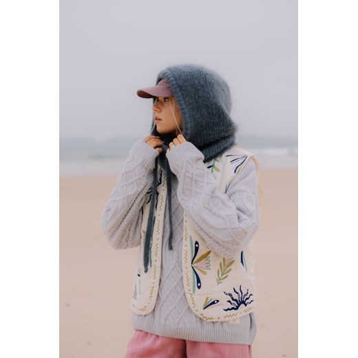 Wool Fluffy Balaclava - Stone Grey ze sklepu Surf Inc w kategorii Czapki zimowe damskie - zdjęcie 187780375