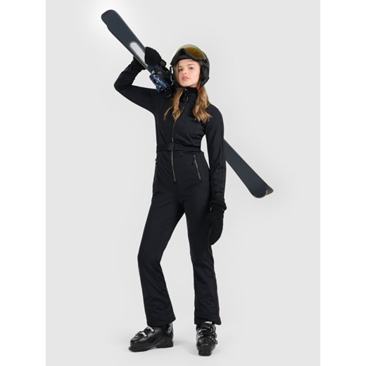 Damski kombinezon narciarski 4F 4FRAW25TJUMF075 - czarny ze sklepu Sportstylestory.com w kategorii Kurtki damskie - zdjęcie 187780799