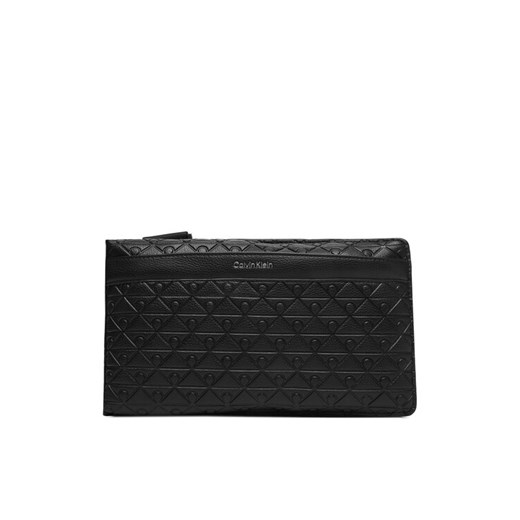 Saszetka Calvin Klein Emblem Aop Emboss Square Sling LV04D3277G Czarny ze sklepu eobuwie.pl w kategorii Saszetki - zdjęcie 187780995