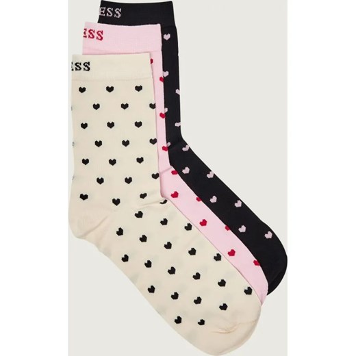 Guess Underwear  Skarpety 3-pack HEART ze sklepu Gomez Fashion Store w kategorii Skarpetki damskie - zdjęcie 187782927