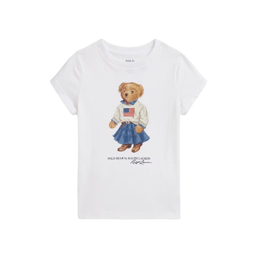 Polo Ralph Lauren T-Shirt 312A98403001 Biały Regular Fit ze sklepu MODIVO w kategorii T-shirty chłopięce - zdjęcie 187783398