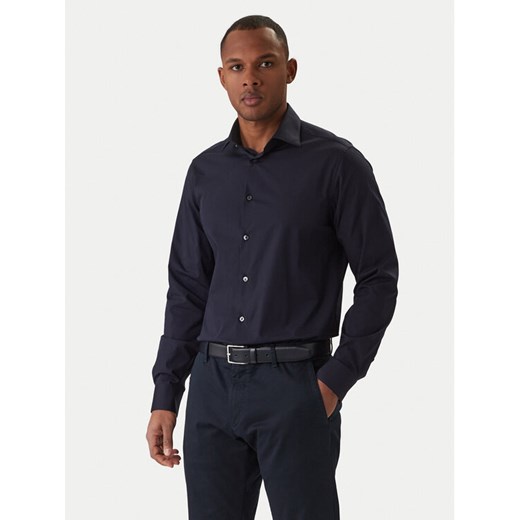 Calvin Klein Koszula Essential LV019EU001 Granatowy Regular Fit ze sklepu MODIVO w kategorii Koszule męskie - zdjęcie 187783419