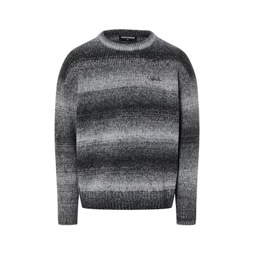 PEGADOR Sweter - Deventer Mężczyźni Sztuczne włókno czarny w paski ze sklepu vangraaf w kategorii Swetry męskie - zdjęcie 187783879