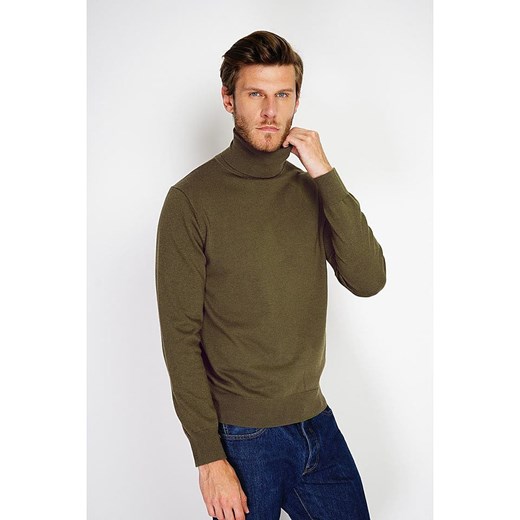 C&amp; Jo Golf w kolorze khaki ze sklepu Limango Polska w kategorii Swetry męskie - zdjęcie 187784627