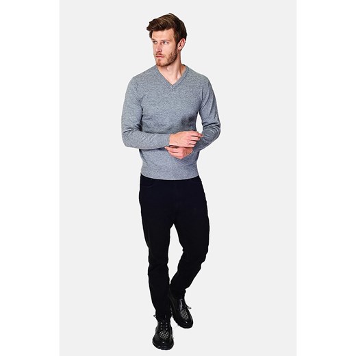 C&amp; Jo Sweter w kolorze szarym ze sklepu Limango Polska w kategorii Swetry męskie - zdjęcie 187784755