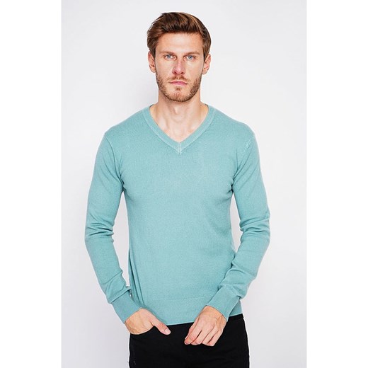 C&amp; Jo Sweter w kolorze błękitnym ze sklepu Limango Polska w kategorii Swetry męskie - zdjęcie 187784758