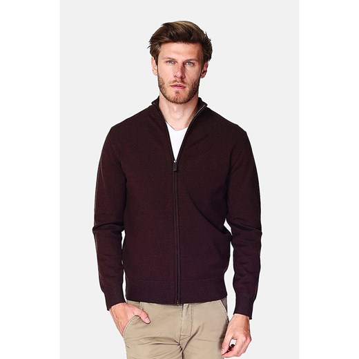 C&amp; Jo Kardigan w kolorze ciemnobrązowym ze sklepu Limango Polska w kategorii Swetry męskie - zdjęcie 187784805