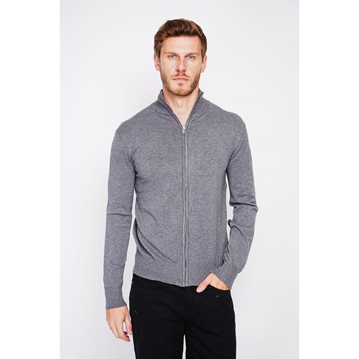C&amp; Jo Kardigan w kolorze antracytowym ze sklepu Limango Polska w kategorii Swetry męskie - zdjęcie 187784808