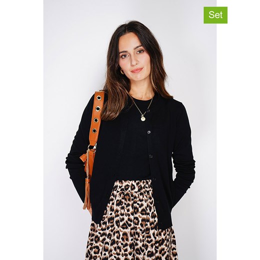 C&amp; Jo 2-częściowy zestaw w kolorze czarnym ze sklepu Limango Polska w kategorii Swetry damskie - zdjęcie 187784908