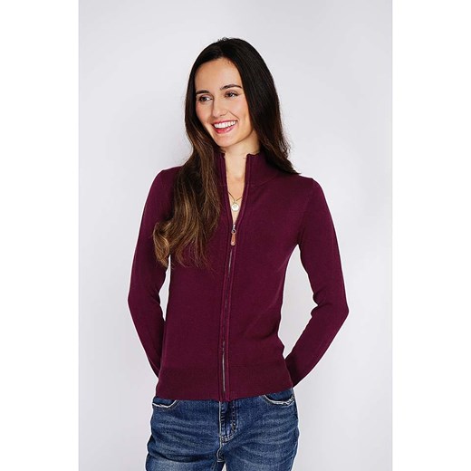C&amp; Jo Kardigan w kolorze bordowym ze sklepu Limango Polska w kategorii Swetry damskie - zdjęcie 187785009