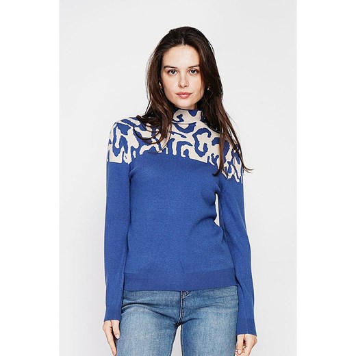 C&amp; Jo Sweter w kolorze niebiesko-białym ze sklepu Limango Polska w kategorii Swetry damskie - zdjęcie 187785046