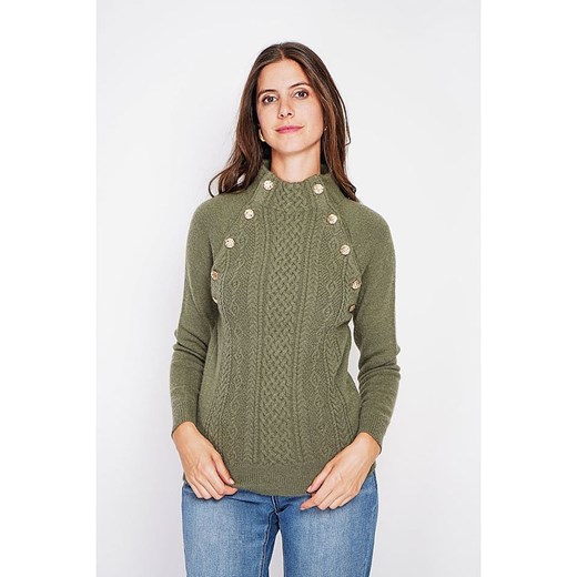 C&amp; Jo Sweter w kolorze khaki ze sklepu Limango Polska w kategorii Swetry damskie - zdjęcie 187785058