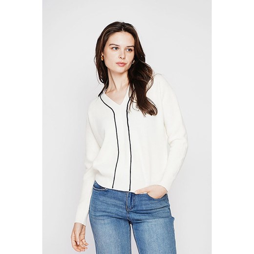 C&amp; Jo Sweter w kolorze białym ze sklepu Limango Polska w kategorii Swetry damskie - zdjęcie 187785109