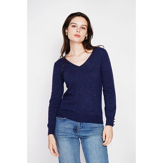 C&amp; Jo Sweter w kolorze granatowym ze sklepu Limango Polska w kategorii Swetry damskie - zdjęcie 187785249