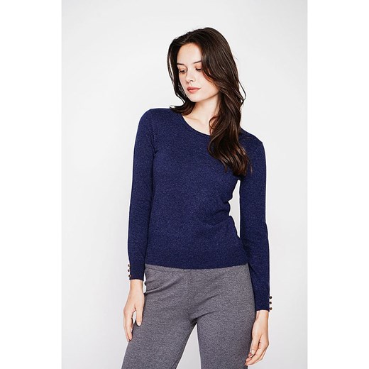 C&amp; Jo Sweter w kolorze granatowym ze sklepu Limango Polska w kategorii Swetry damskie - zdjęcie 187785255