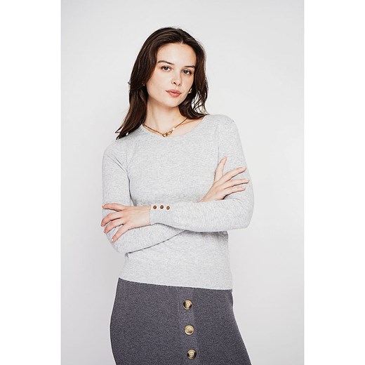 C&amp; Jo Sweter w kolorze szarym ze sklepu Limango Polska w kategorii Swetry damskie - zdjęcie 187785258