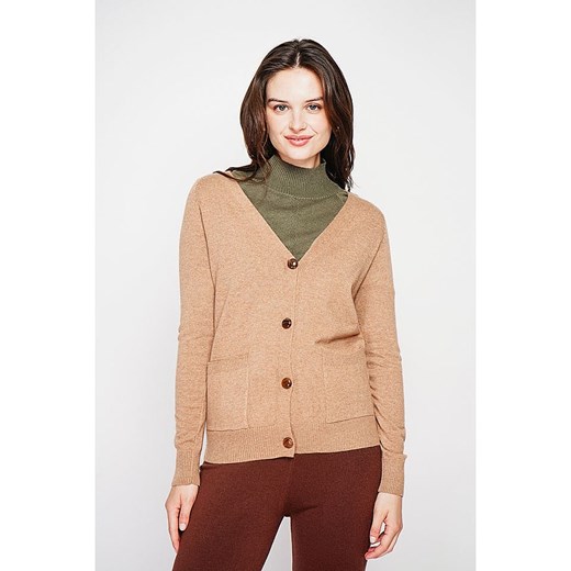 C&amp; Jo Kardigan w kolorze beżowym ze sklepu Limango Polska w kategorii Swetry damskie - zdjęcie 187785288