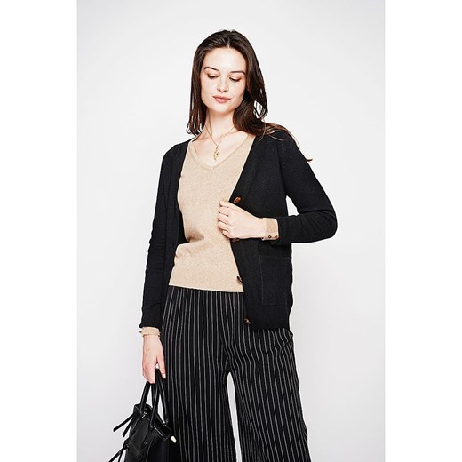 C&amp; Jo Kardigan w kolorze czarnym ze sklepu Limango Polska w kategorii Swetry damskie - zdjęcie 187785297