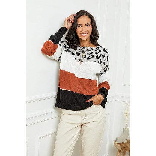 L&apos;armoire de Suzette Sweter ze wzorem ze sklepu Limango Polska w kategorii Swetry damskie - zdjęcie 187785375
