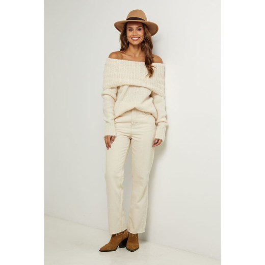 L&apos;armoire de Suzette Sweter w kolorze kremowym ze sklepu Limango Polska w kategorii Swetry damskie - zdjęcie 187785419