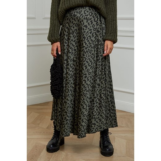 L&apos;armoire de Suzette Spódnica w kolorze oliwkowo-czarnym ze sklepu Limango Polska w kategorii Spódnice - zdjęcie 187785655