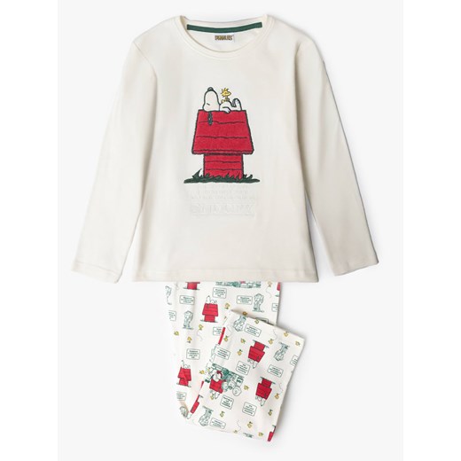 Peanuts Piżama &quot;Peanuts&quot; w kolorze białym ze sklepu Limango Polska w kategorii Piżamy dziecięce - zdjęcie 187786475