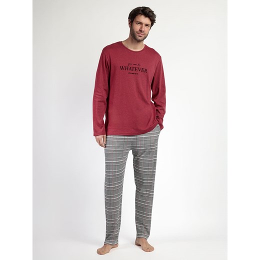admas Piżama w kolorze jagodowo-czarnym ze sklepu Limango Polska w kategorii Piżamy męskie - zdjęcie 187786559