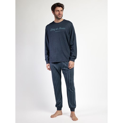 admas Piżama &quot;Stay at home&quot; w kolorze granatowym ze sklepu Limango Polska w kategorii Piżamy męskie - zdjęcie 187786567