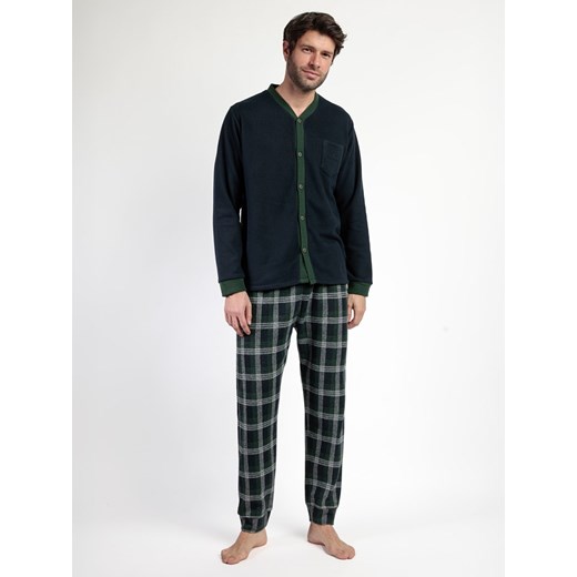 admas Piżama &quot;Admas Maglific&quot; w kolorze granatowo-zielonym ze sklepu Limango Polska w kategorii Piżamy męskie - zdjęcie 187786599