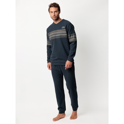 admas Piżama &quot;Magnific&quot; w kolorze granatowym ze sklepu Limango Polska w kategorii Piżamy męskie - zdjęcie 187786655