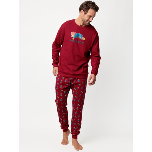 Paddington Piżama &quot;Paddington&quot; w kolorze bordowym ze sklepu Limango Polska w kategorii Piżamy męskie - zdjęcie 187786675
