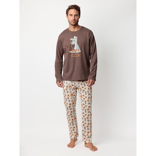 Disney Piżama &quot;Disney&quot; w kolorze brązowym ze sklepu Limango Polska w kategorii Piżamy męskie - zdjęcie 187786738