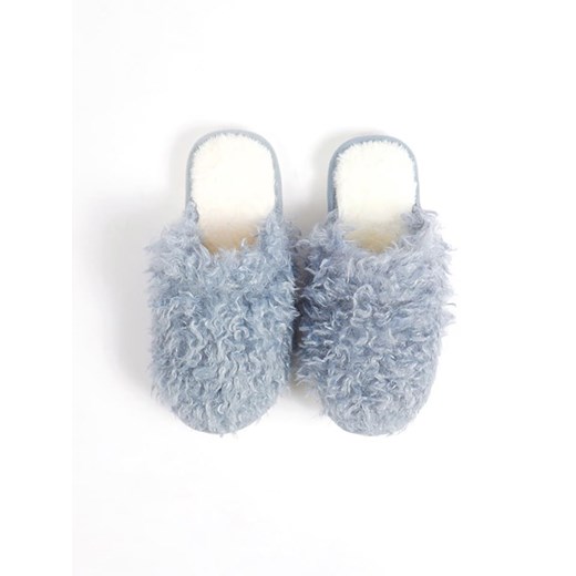 admas Kapcie w kolorze błękitnym ze sklepu Limango Polska w kategorii Kapcie damskie - zdjęcie 187786918