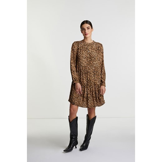 Rich &amp; Royal Sukienka w kolorze brązowo-czarnym ze sklepu Limango Polska w kategorii Sukienki - zdjęcie 187787485