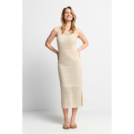 Rich &amp; Royal Sukienka w kolorze beżowym ze sklepu Limango Polska w kategorii Sukienki - zdjęcie 187787548