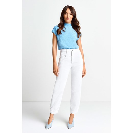 Rich &amp; Royal Dżinsy - Tapered fit - w kolorze białym ze sklepu Limango Polska w kategorii Jeansy damskie - zdjęcie 187787715