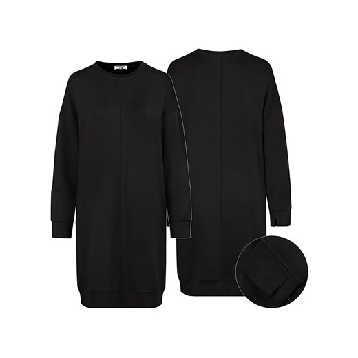 Sublevel Sukienka dresowa w kolorze czarnym ze sklepu Limango Polska w kategorii Sukienki - zdjęcie 187788037