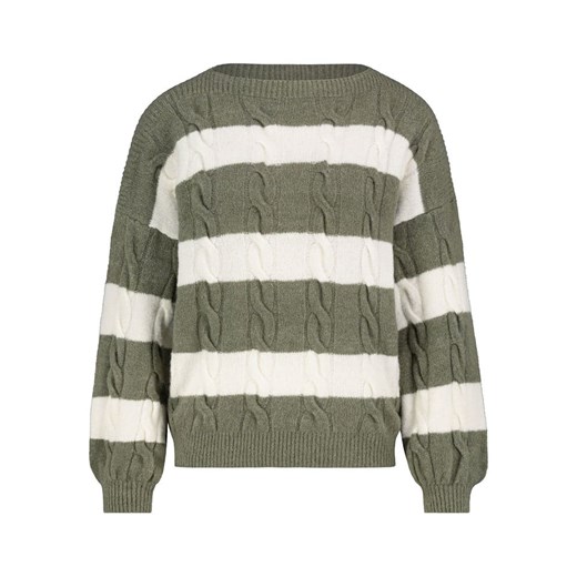 Sublevel Sweter w kolorze oliwkowo-kremowym ze sklepu Limango Polska w kategorii Swetry damskie - zdjęcie 187788396
