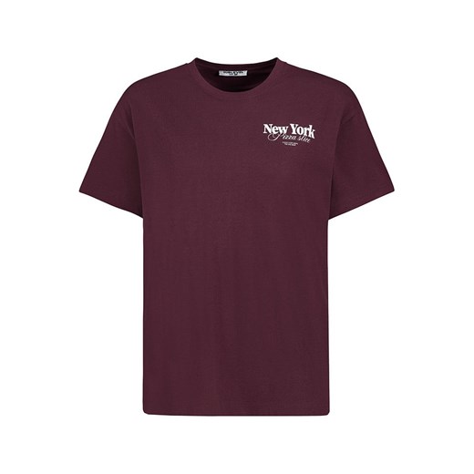 Sublevel Koszulka w kolorze bordowym ze sklepu Limango Polska w kategorii Bluzki damskie - zdjęcie 187788845