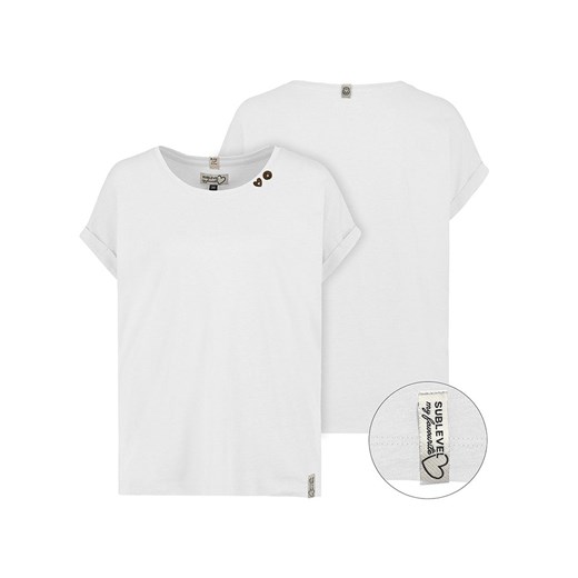 Sublevel Koszulka w kolorze białym ze sklepu Limango Polska w kategorii Bluzki damskie - zdjęcie 187788869